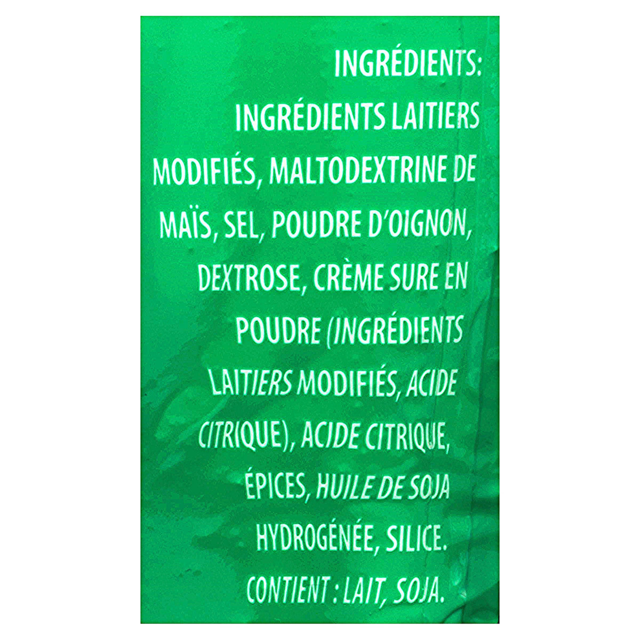 Kernels Sour Cream and Onion Popcorn Seasoning 100g Ingredients In French