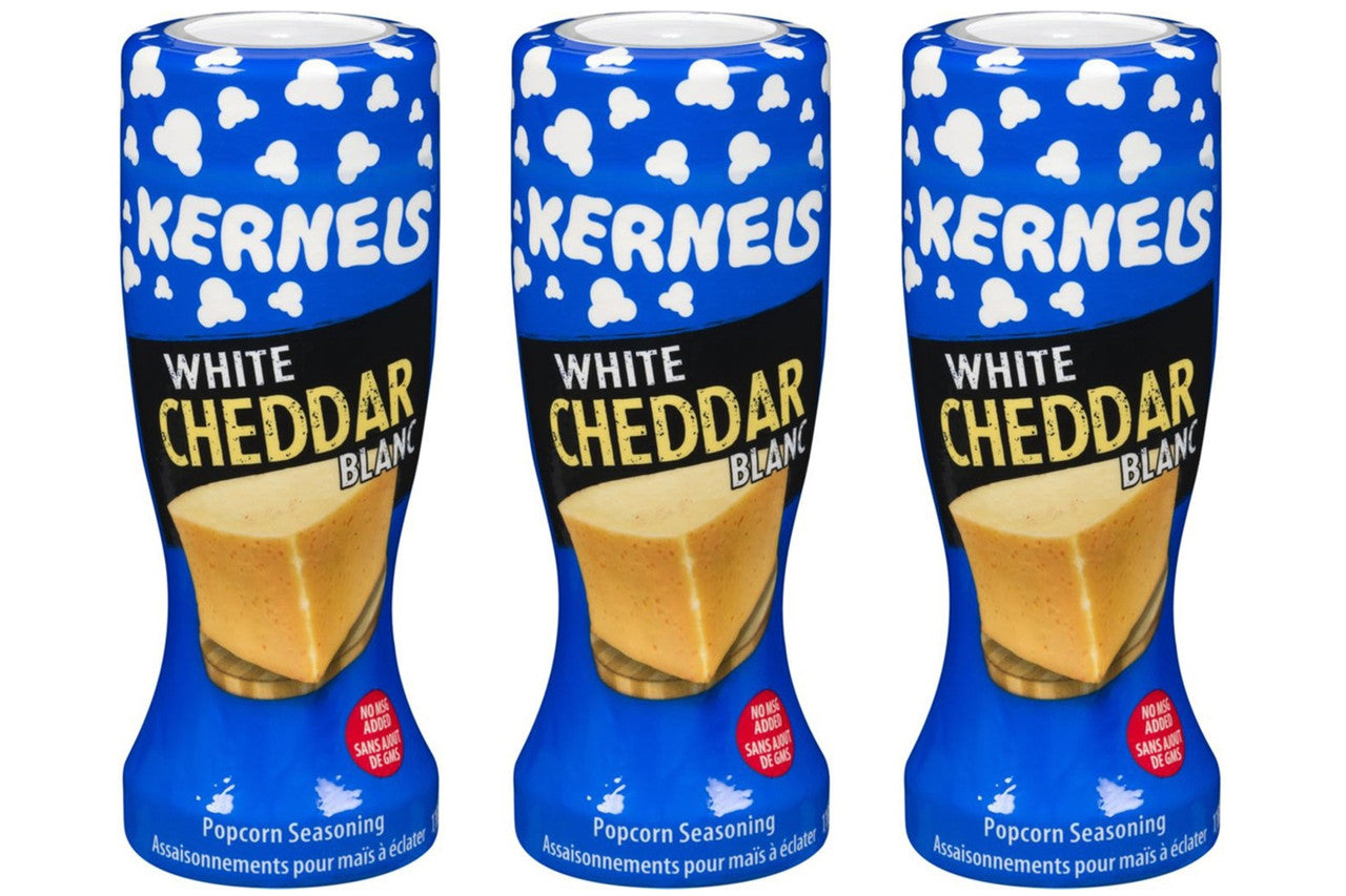 Kernels Popcorn Seasoning White Cheddar 110g/3.9 oz., (3pk) (Canadian)