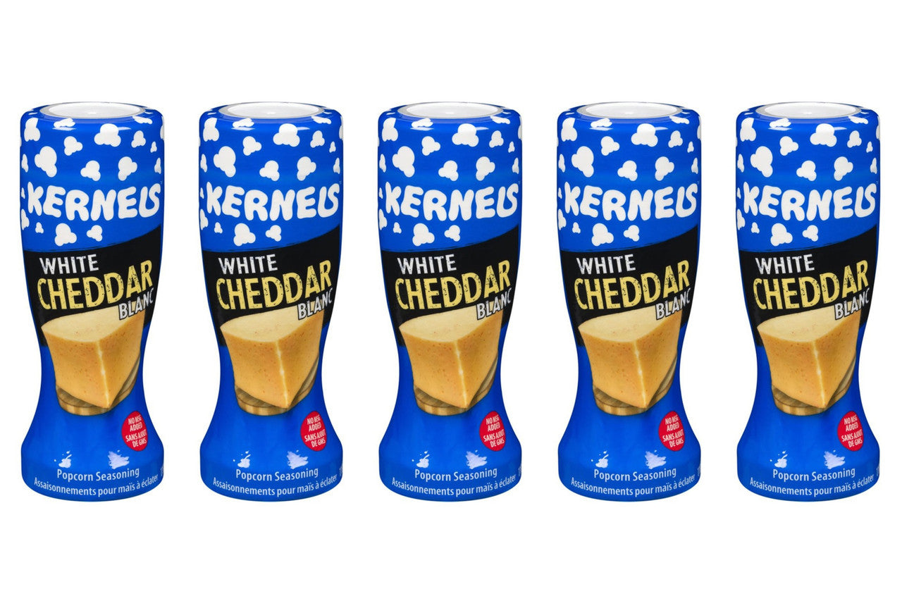 Kernels Popcorn Seasoning White Cheddar 110g/3.9 oz.,  (5pk) (Canadian)