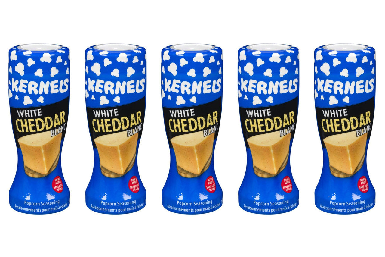 Kernels Popcorn Seasoning White Cheddar 110g/3.9 oz.,  (5pk) (Canadian)