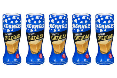 Kernels Popcorn Seasoning White Cheddar 110g/3.9 oz.,  (5pk) (Canadian)
