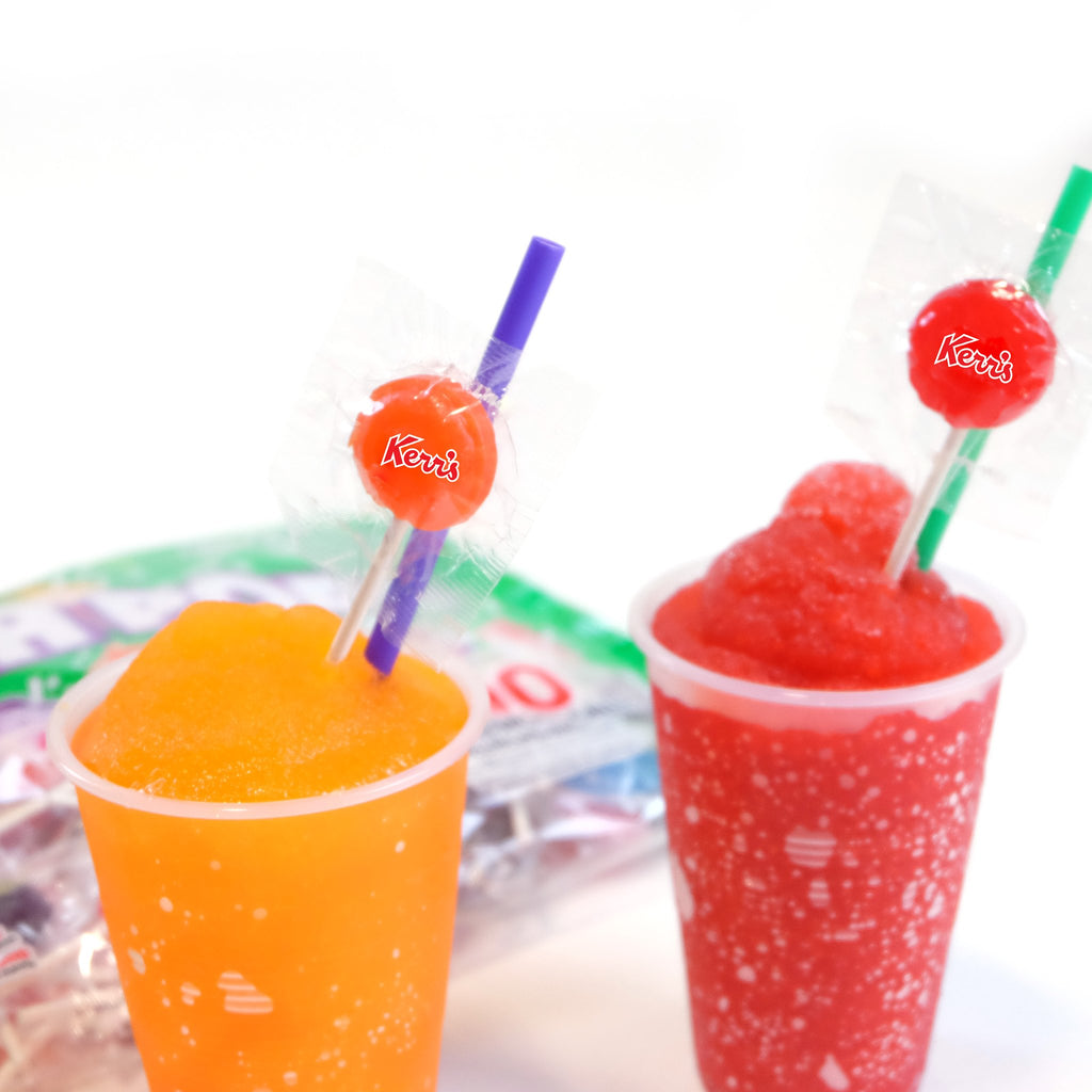 Kerr's Slush Pops, Summer Slushy Flavored Lollipops, 130 count, 840g/1.8 lbs. Bag {Imported from Canada}