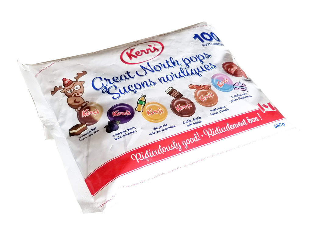 Kerr's Great North Pops, 100 pieces, 680g/23.8 oz. Bag {Imported from Canada}