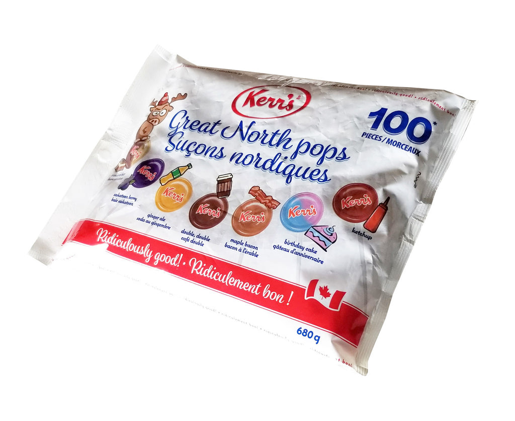 Kerr's Great North Pops, 100 pieces, 680g/23.8 oz. Bag {Imported from Canada}