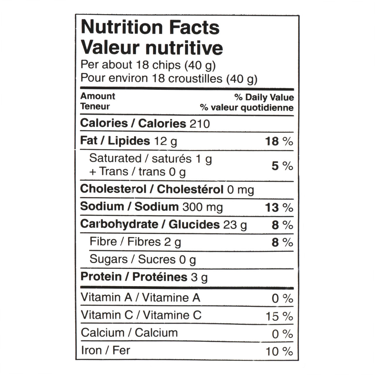 Kettle Chips Sea Salt and Vinegar Chips, 220g/7.7oz, {Imported from Canada}