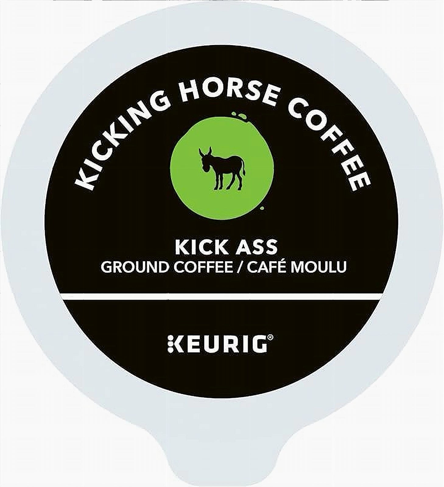 Kicking Horse Kick Ass, Dark Roast K-Cup Coffee, 10-Pack 111g (3.9oz)
