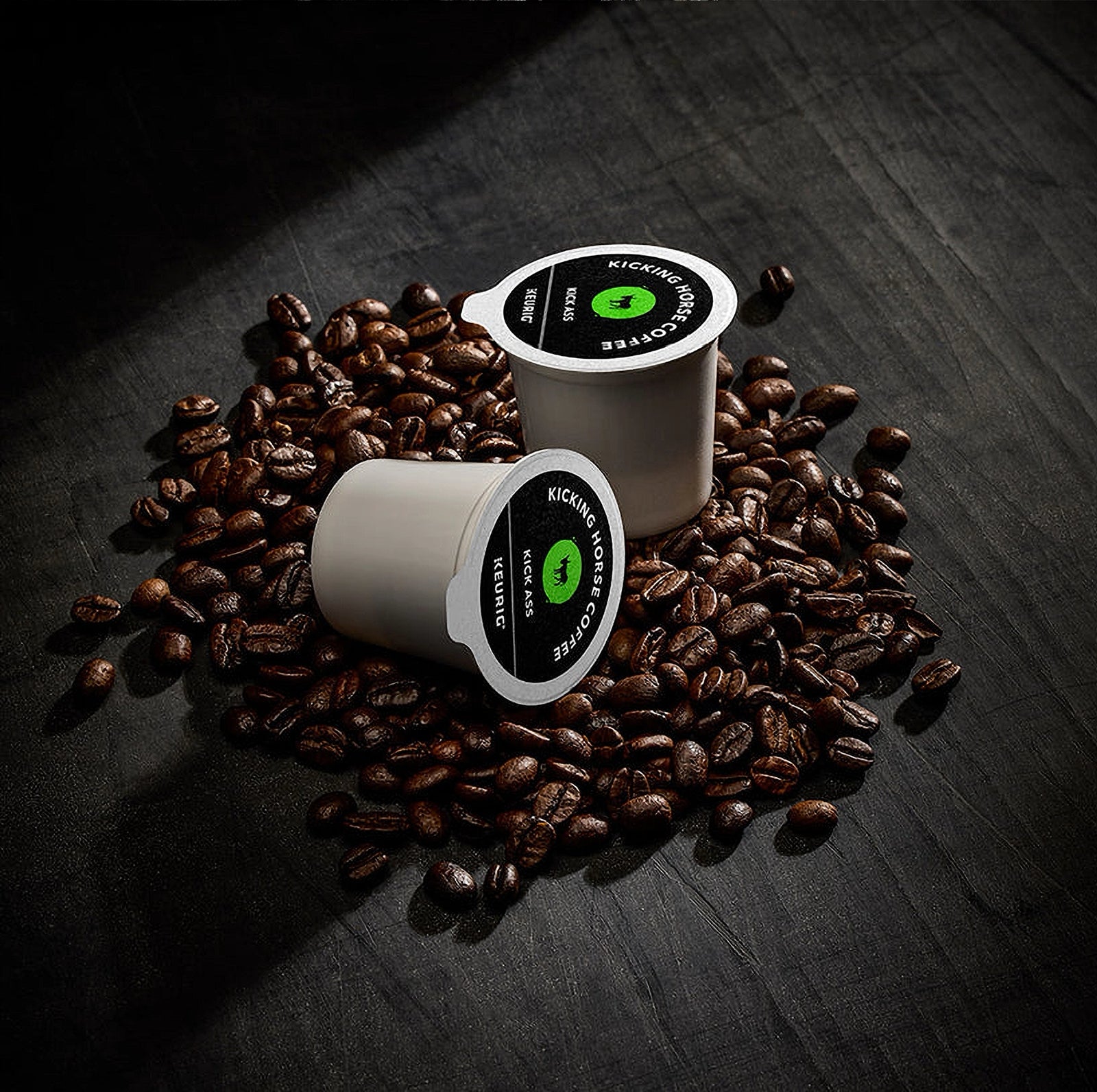 Kicking Horse Kick Ass, Dark Roast K-Cup Coffee, 10-Pack 111g (3.9oz)