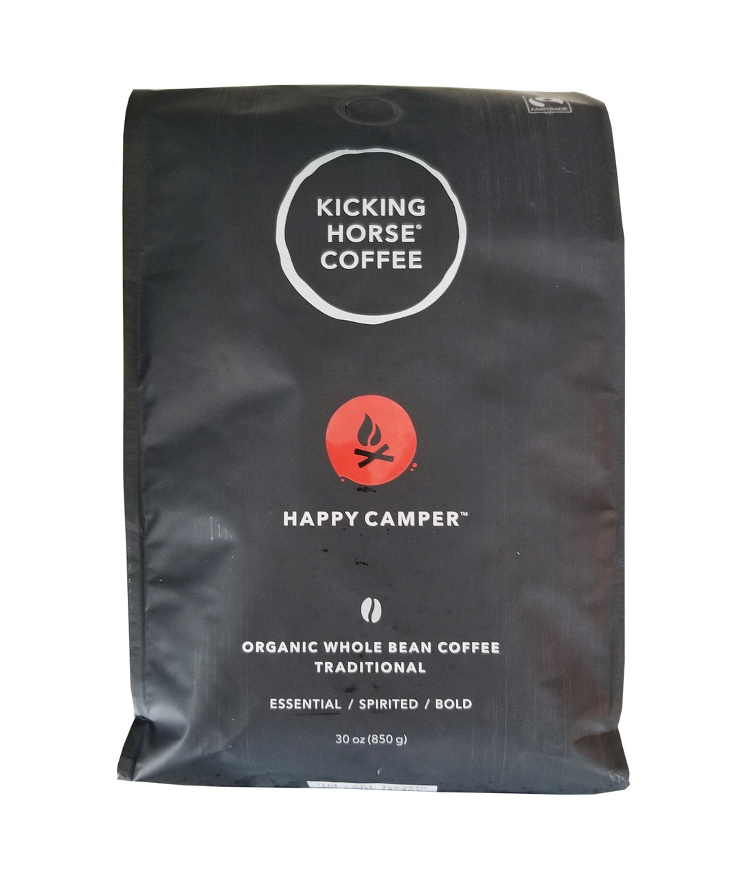 Kicking Horse Organic Happy Camper Whole Bean Coffee, 30 oz./830g {Imported from Canada}