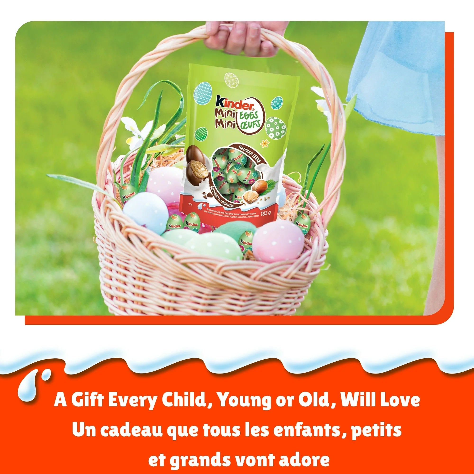 Kinder Mini Eggs With Hazelnut Filling - 182g (6.4 oz)