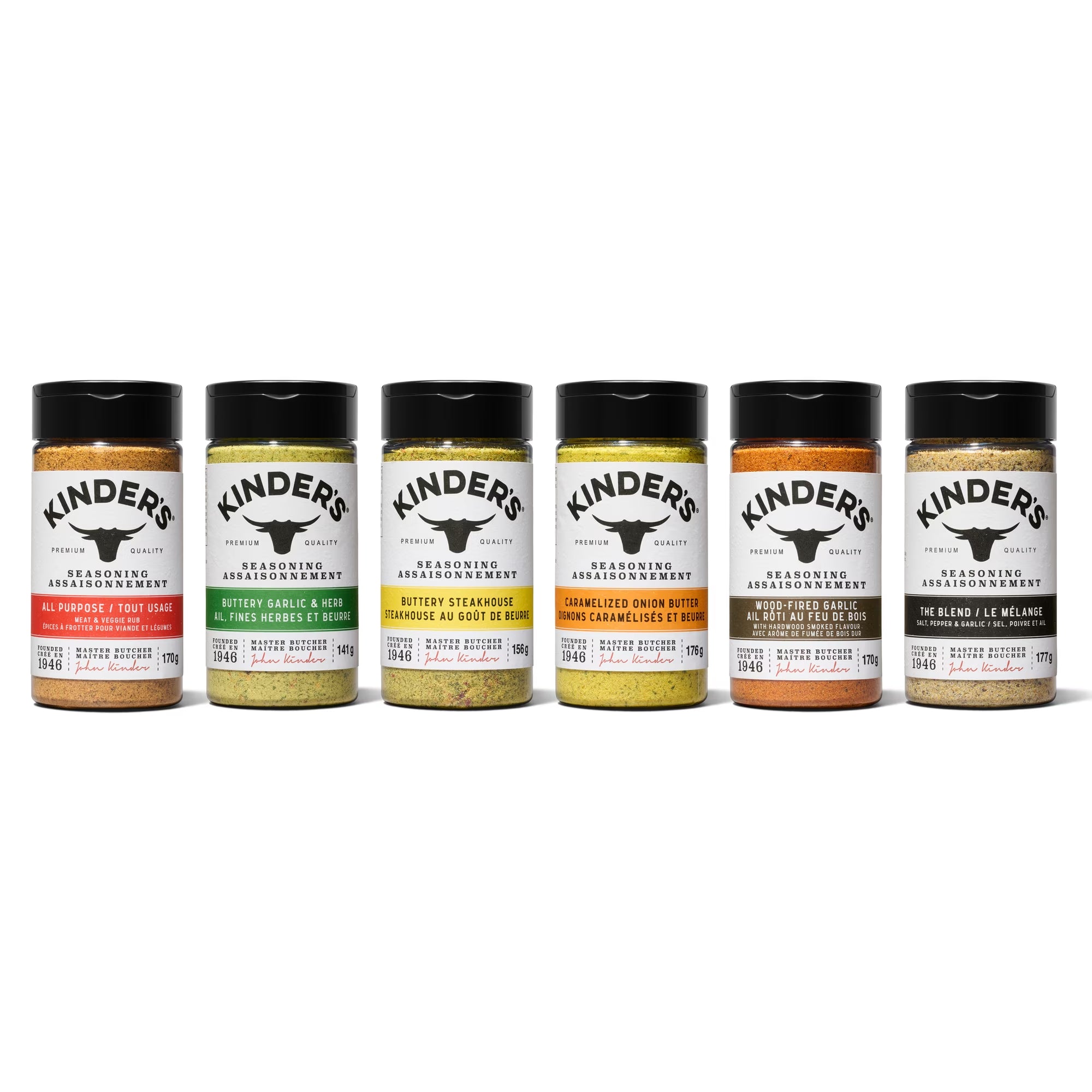 Kinder's Wood-Fired Garlic Seasoning Hardwood Smoked 170 g (6 oz)