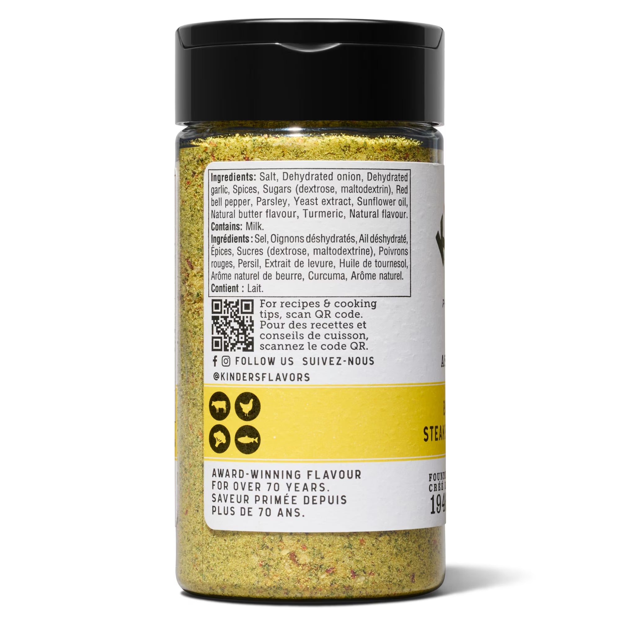 Kinder's Buttery Steakhouse Seasoning 156 g (5.5 oz)