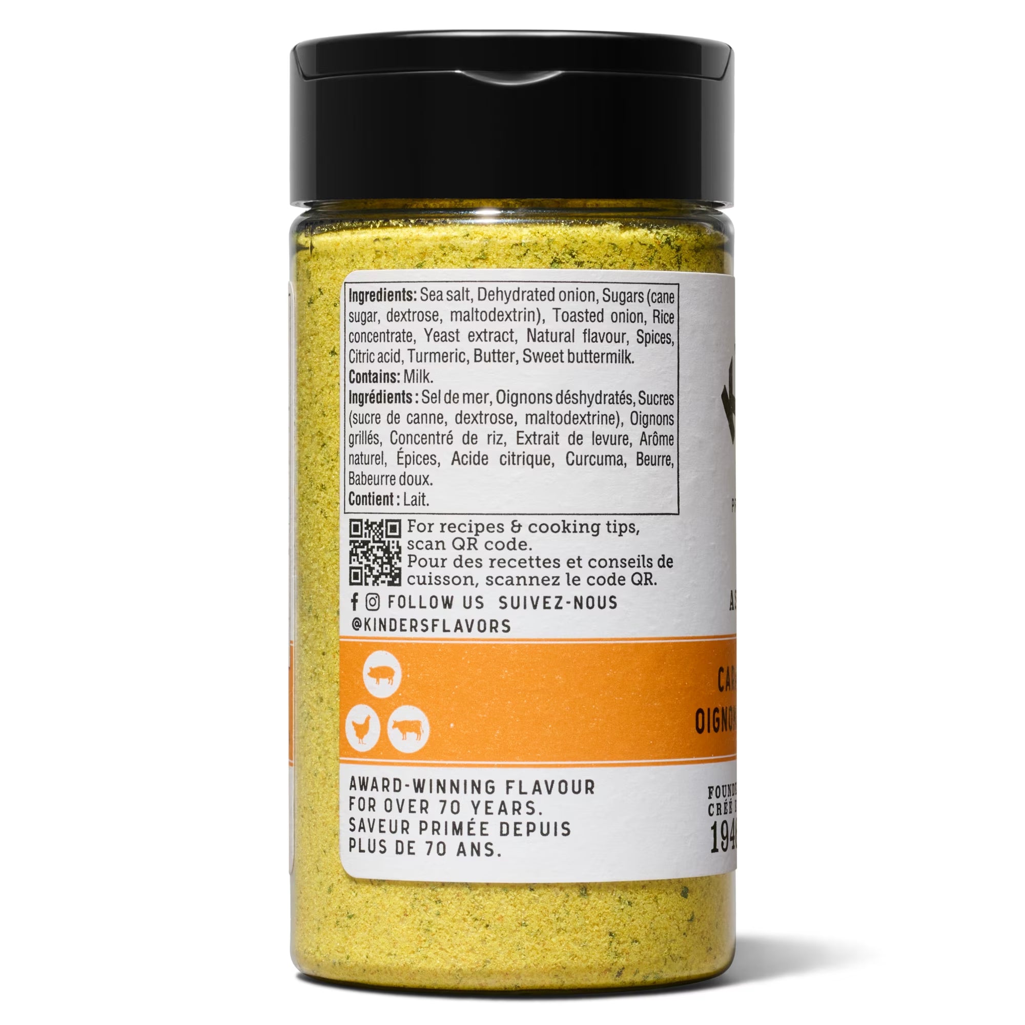 Kinder's Caramelized Onion Butter Seasoning 176 g (6.2 oz)