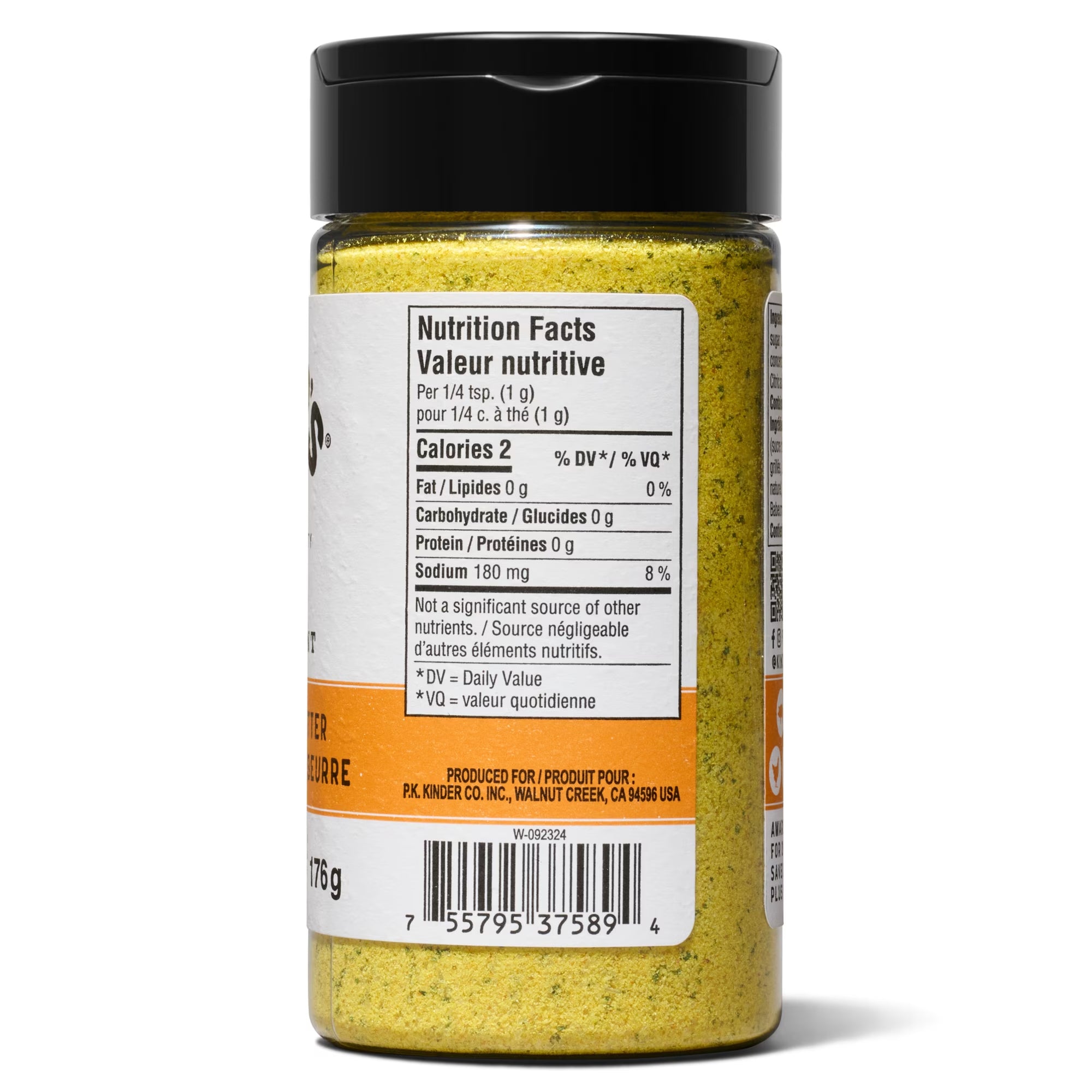 Kinder's Caramelized Onion Butter Seasoning 176 g (6.2 oz)