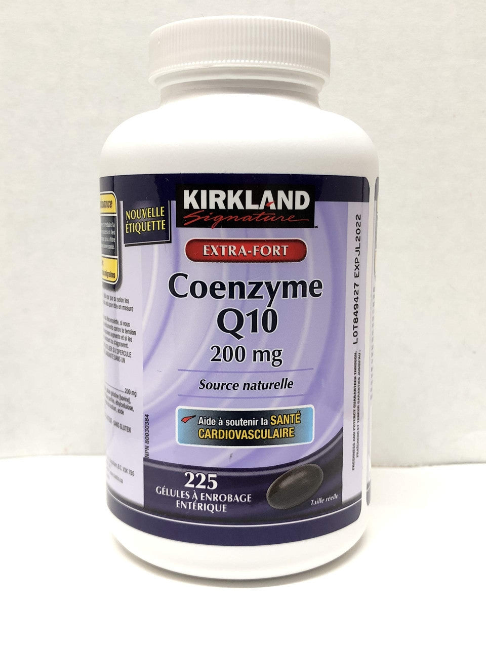 Kirkland Signature Coenzyme Q10 Natural Source 200 Mg, 225 Softgels