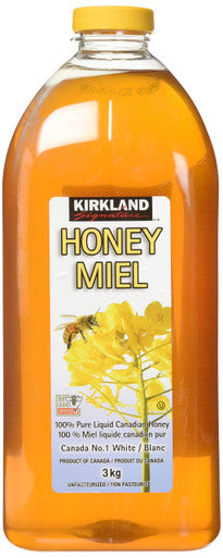Kirkland Signature 100% Pure Liquid Honey Bottle - Front