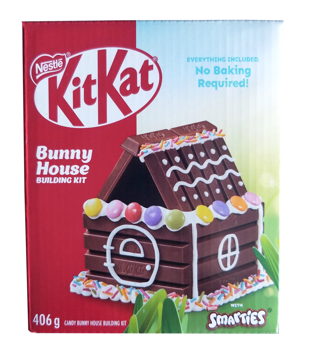 Nestle Kit Kat with Smarties Bunny House Kit, 406g/14 oz. Box {Imported from Canada}