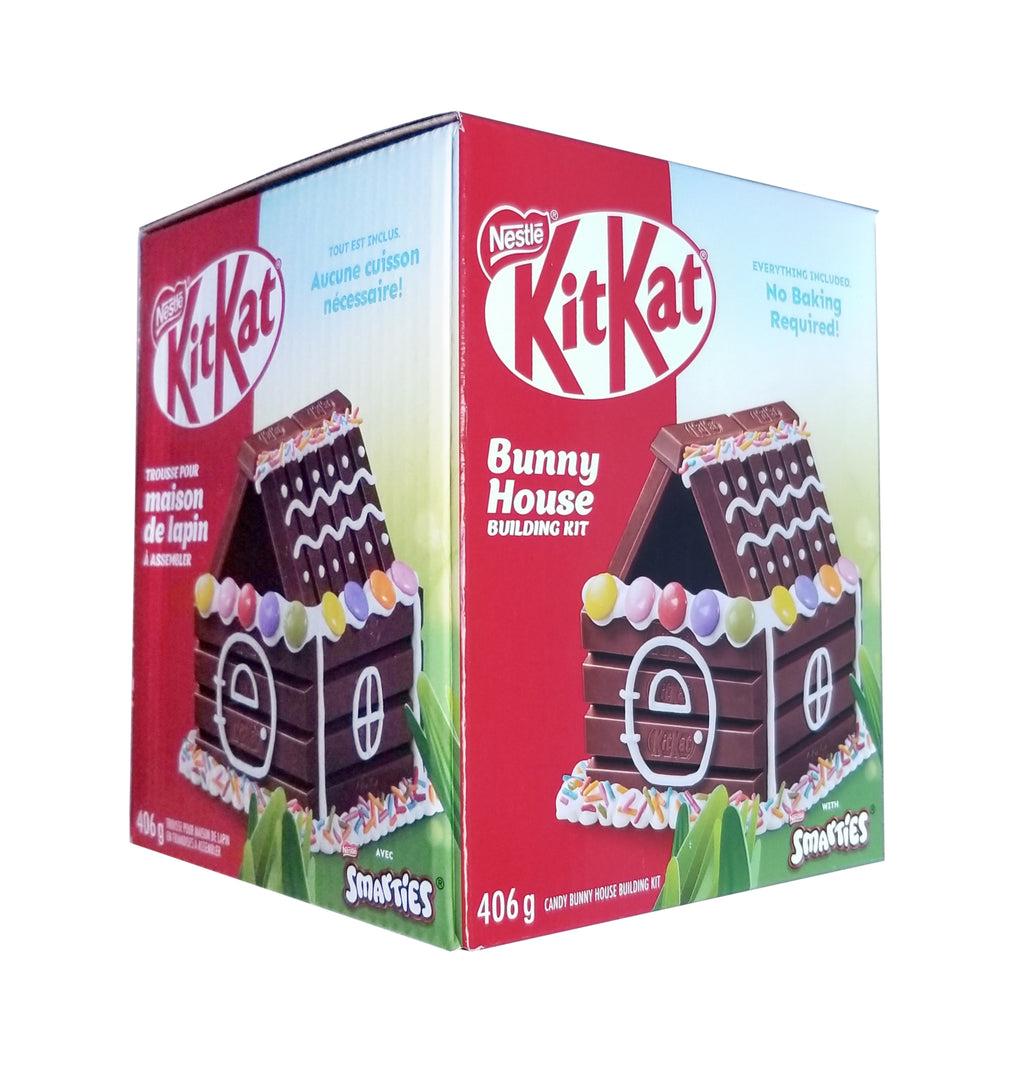 Nestle Kit Kat with Smarties Bunny House Kit, 406g/14 oz. Box {Imported from Canada}