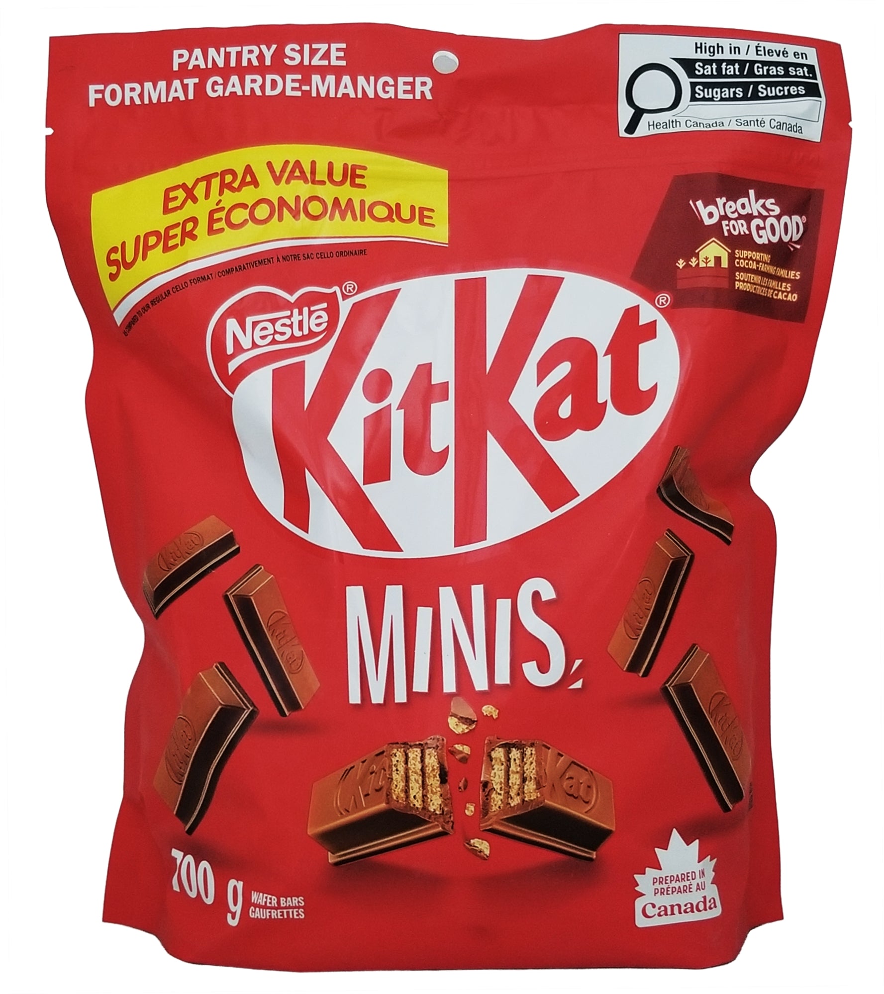 Nestlé KitKat Chocolate Minis 700g (24.7 oz) - Front