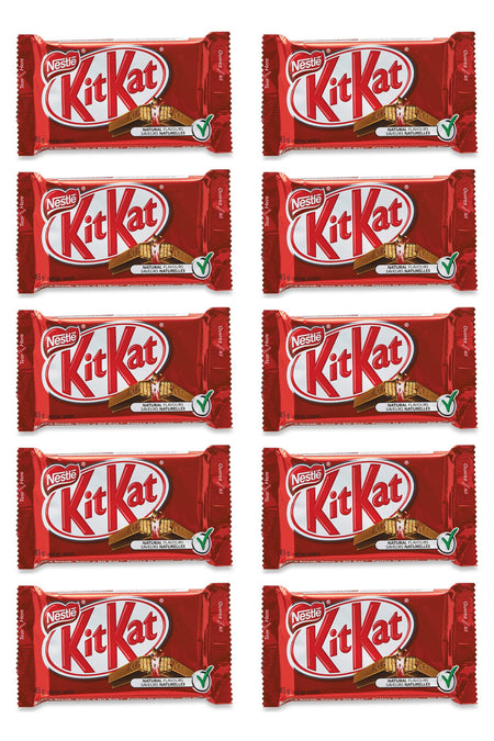 KIT KAT Chocolate Candy Bars (Lot of 10) 45g Each {Imported from Canada}