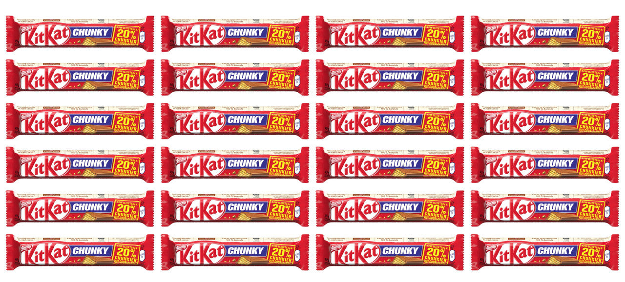 Nestle Kit Kat Chunky Bar, Chocolate 51g/1.8oz - 24pk {Imported from Canada}