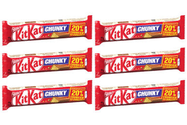 Kit Kat Chunky Original -  (48g x 6 Bars) {Imported from Canada}