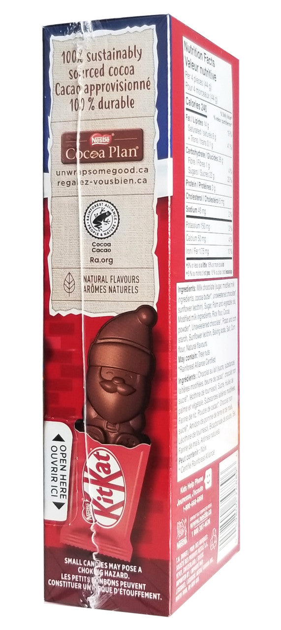 Nestle Kit Kat Chocolate Santas 12ct, 130g/4.5 oz. Box {Imported from Canada}