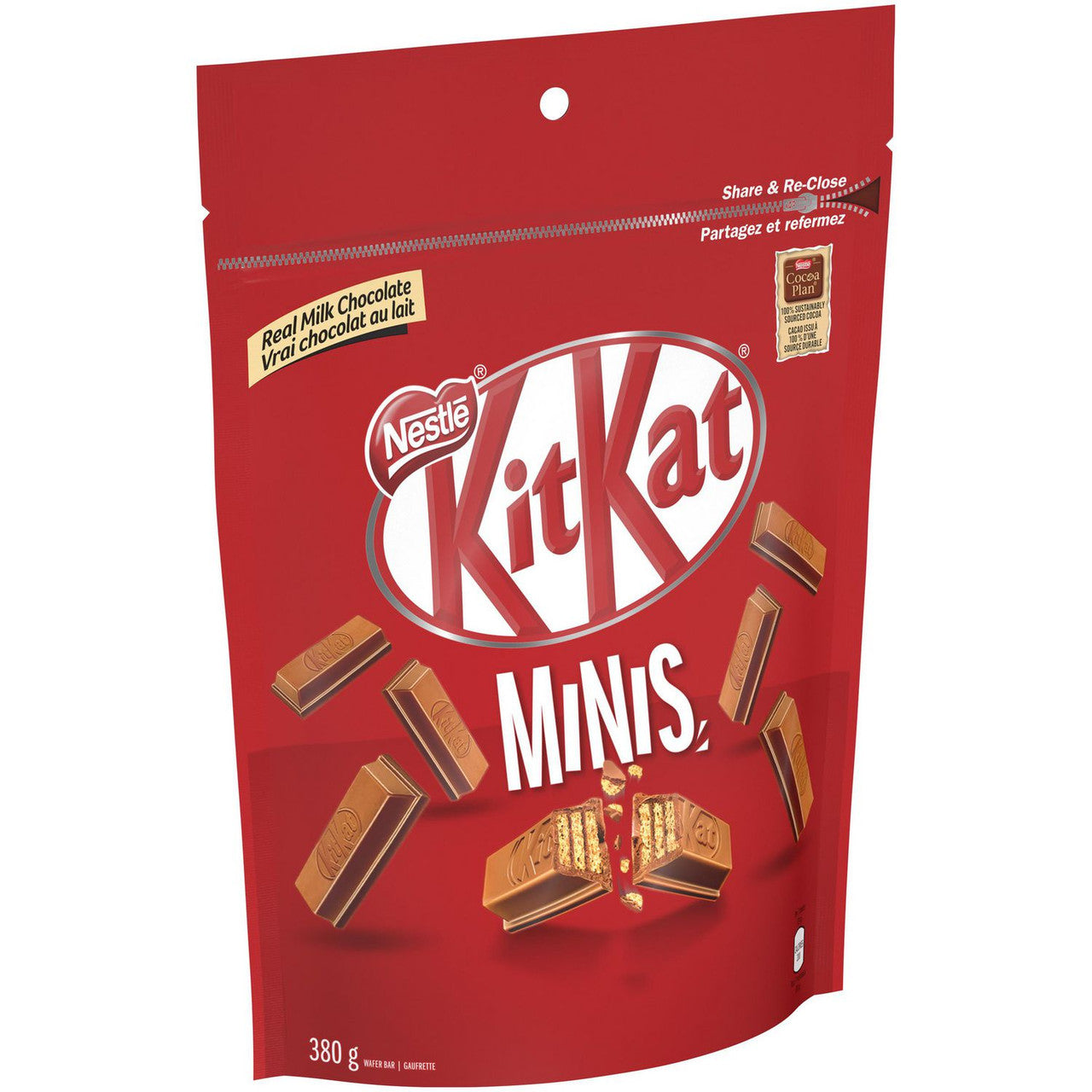 Kit Kat Minis 380g/13.4 oz., Pouch Left Angle