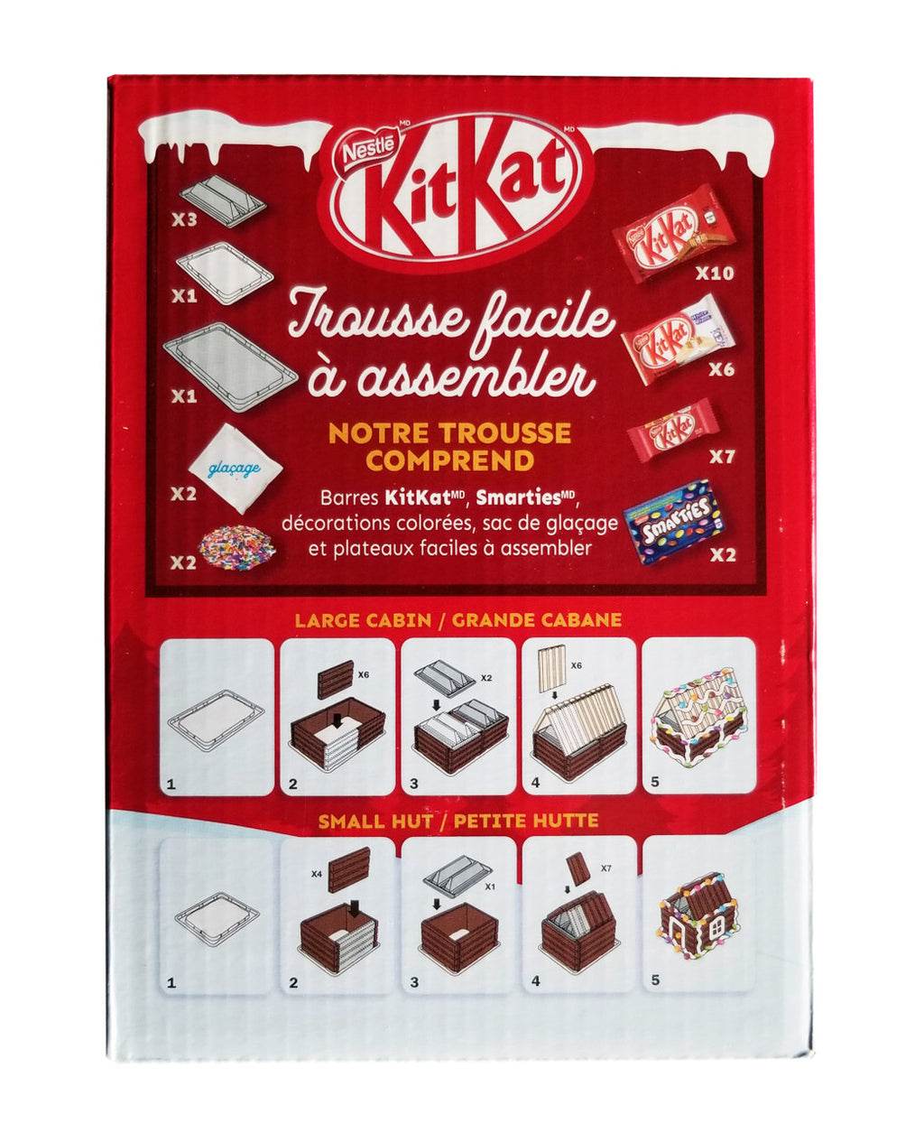 Nestle Kit Kat Cabin & Hut Building Kit, 1.35kg/2.9 lbs. {Imported from Canada}