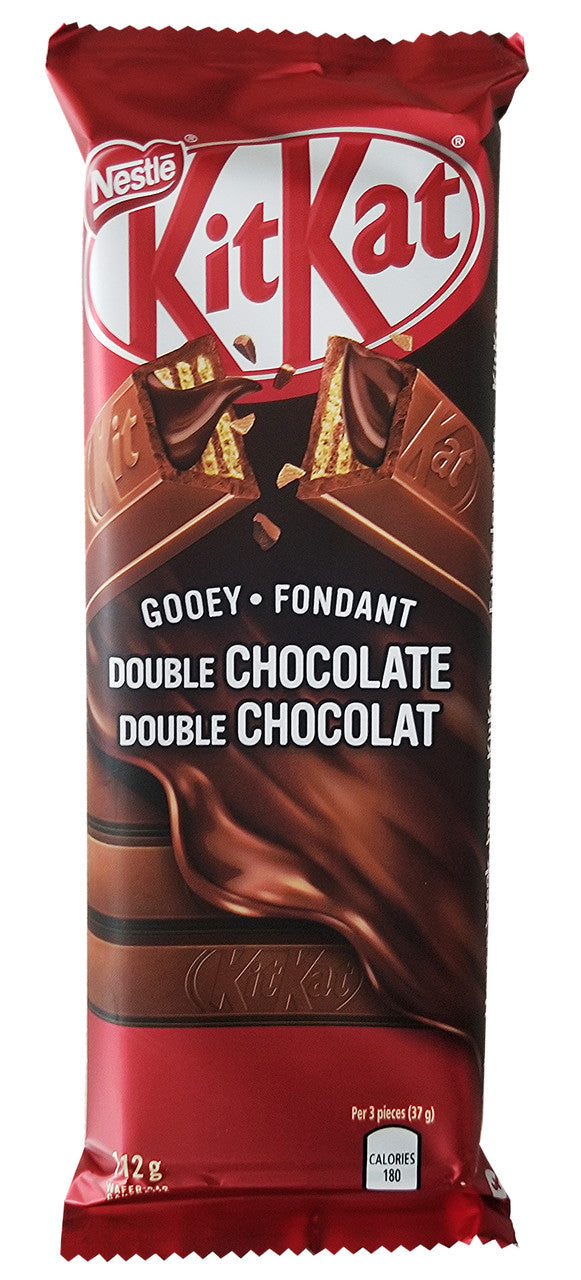 Nestle KitKat Gooey Double Chocolate Wafer Bar, 112g/3.9 oz., {Imported from Canada}