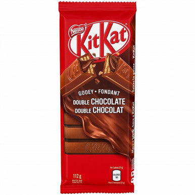 Nestle KitKat Gooey Double Chocolate Wafer Bar, 112g/3.9 oz., {Imported from Canada}