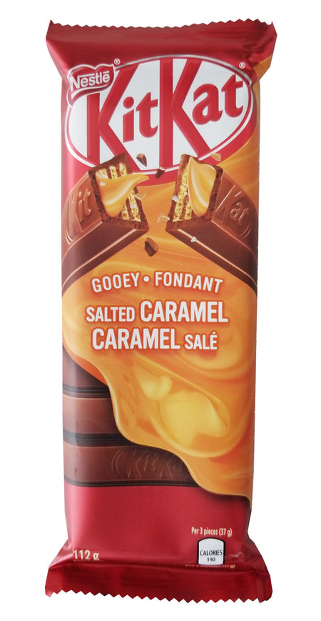 Nestle KitKat Gooey Salted Caramel Wafer Bar, 112g/3.9 oz., {Imported from Canada}