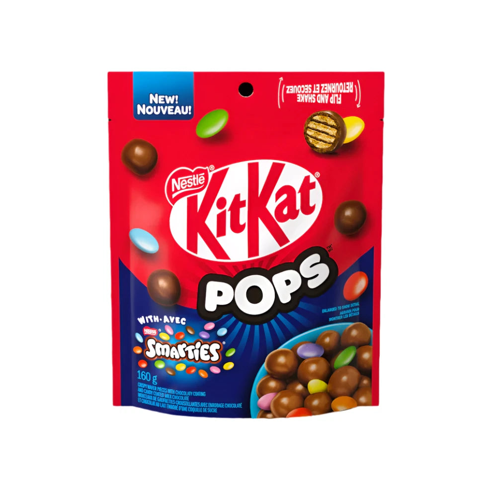 Kitkat Smarties Pops Pouch front