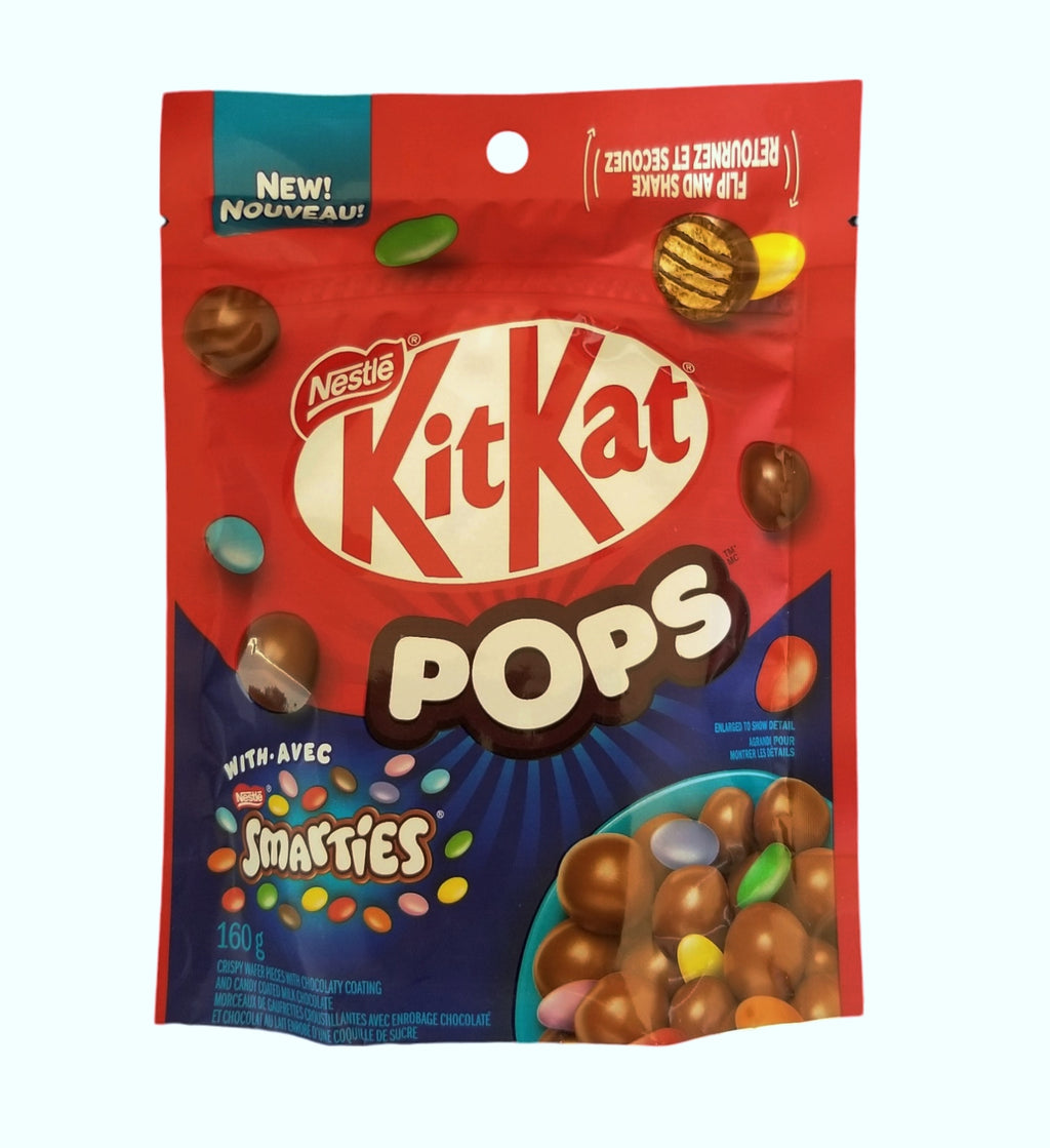 Kitkat Smarties Pops Pouch front