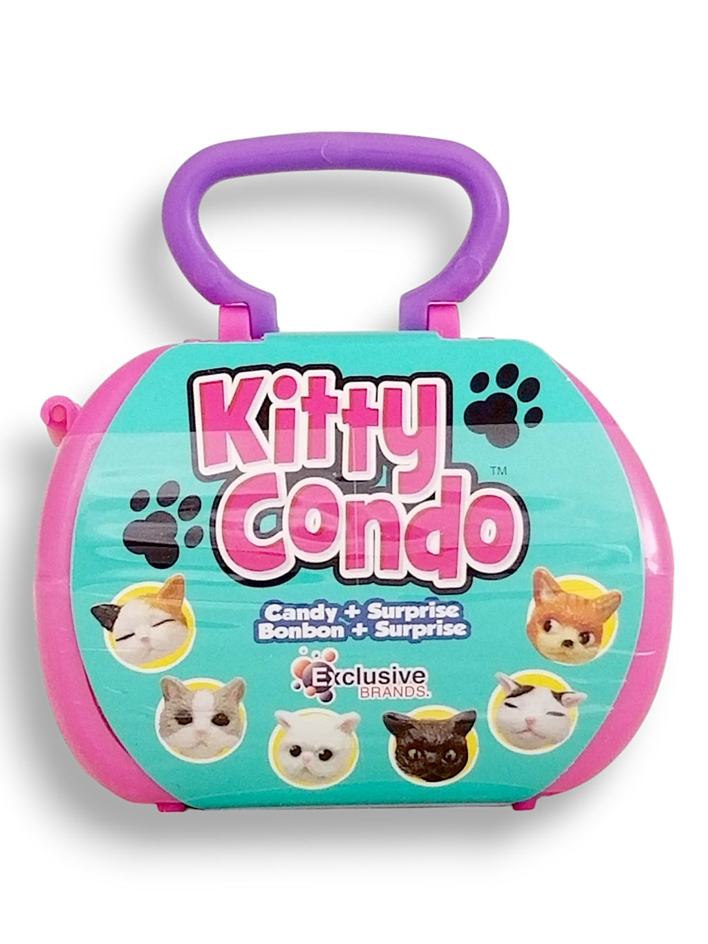 Exclusive Brands Novelty Kitty Condo Filled With Candy & Surprise, 8g/0.3 oz. - Front 