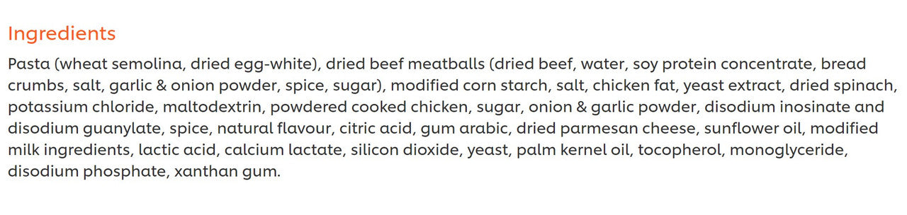 Knorr Soup du jour Italian Style Wedding with Meatballs soup mix, 515g/18.2 oz. {Imported from Canada}