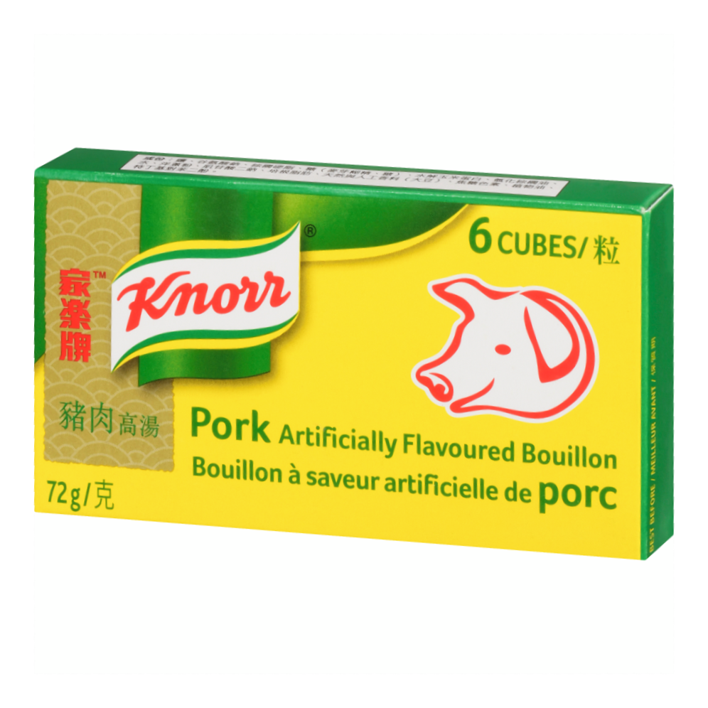 Knorr Pork Artificially Flavoured Bouillon Cubes, 72g/2.5 oz