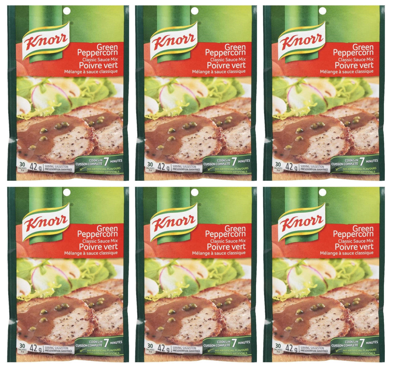 Knorr Green Peppercorn Sauce Mix 6x42g {Imported from Canada}
