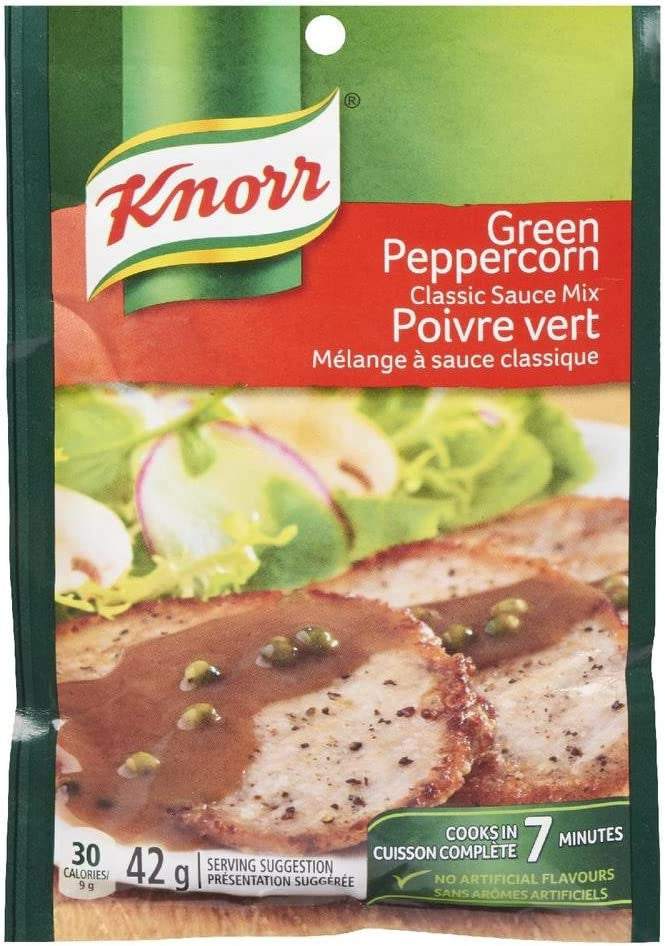 Knorr Green Peppercorn Sauce Mix 6x42g {Imported from Canada}