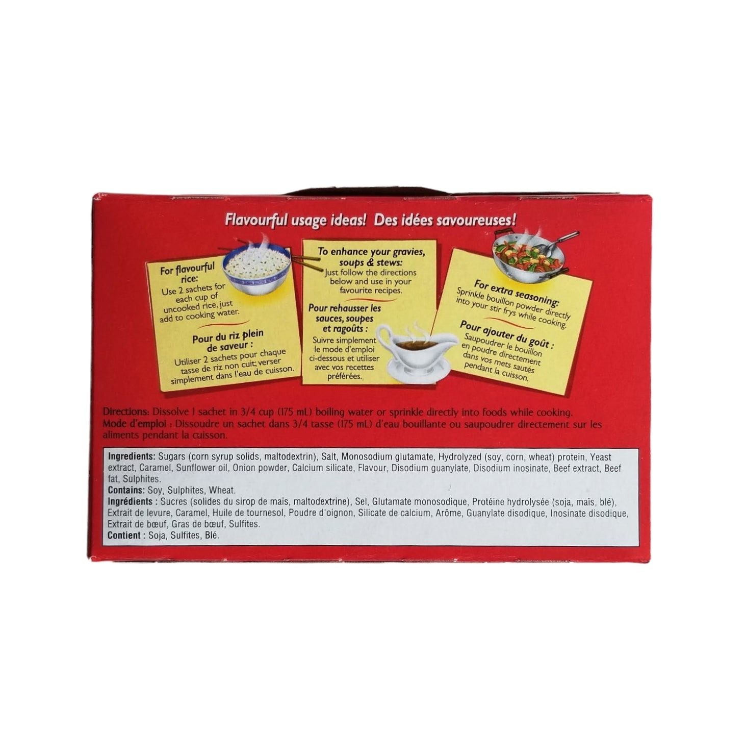 Knorr OXO Beef Bouillon Powder, 16 sachets, 72g/2.5 oz