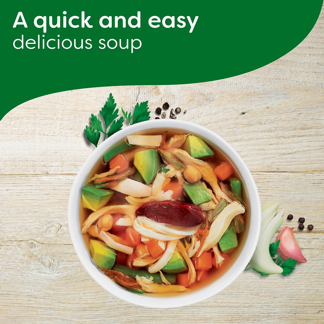 Knorr Vegetable Soup prepared