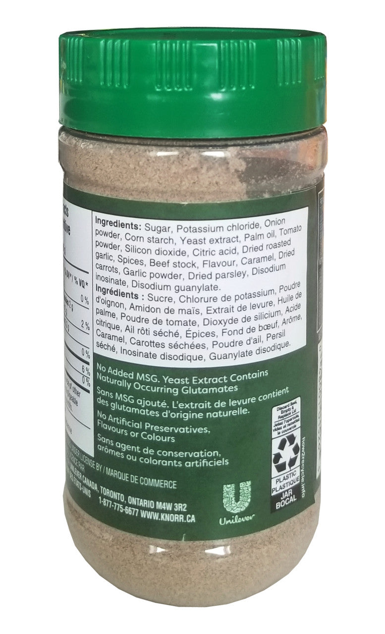 Knorr Zero Salt Beef Bouillon Powder, 160g/5.6 oz., {Imported from Canada}