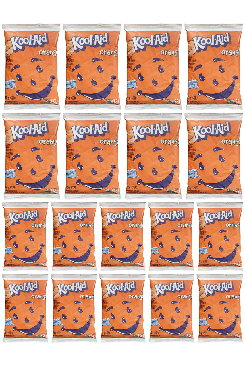 Kool-Aid - - Kool-Aid Drink Mix, Sugar Sweetened Orange Kool-Aid - - Kool-Aid Drink Mix, Sugar Sweetened Orange