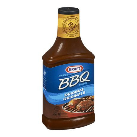 Kraft Barbecue Sauce Original 455g/16 oz. Bottle Left Side