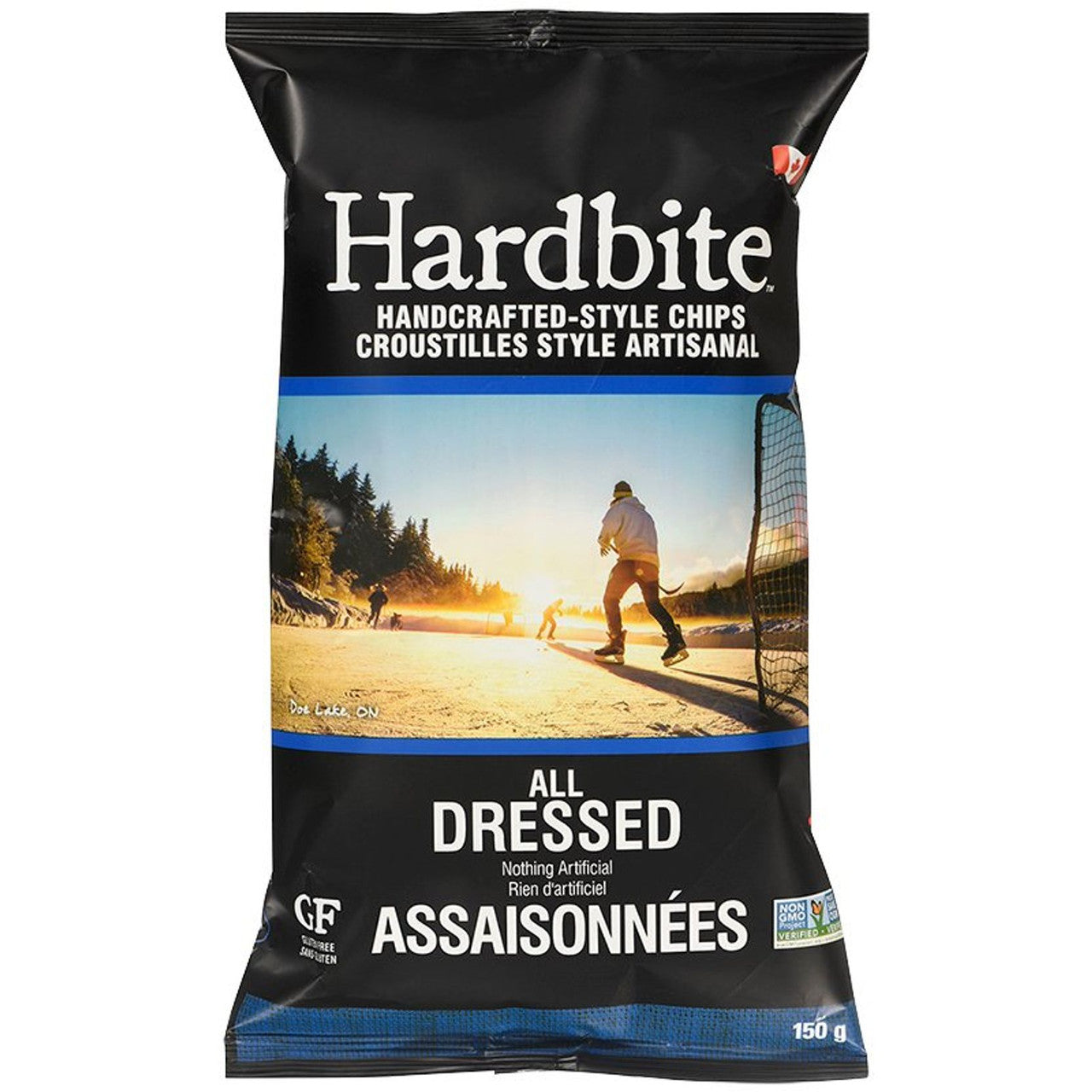 Hardbite All Dressed Natural Potato Chips, 150g/5.3oz., {Imported from Canada}