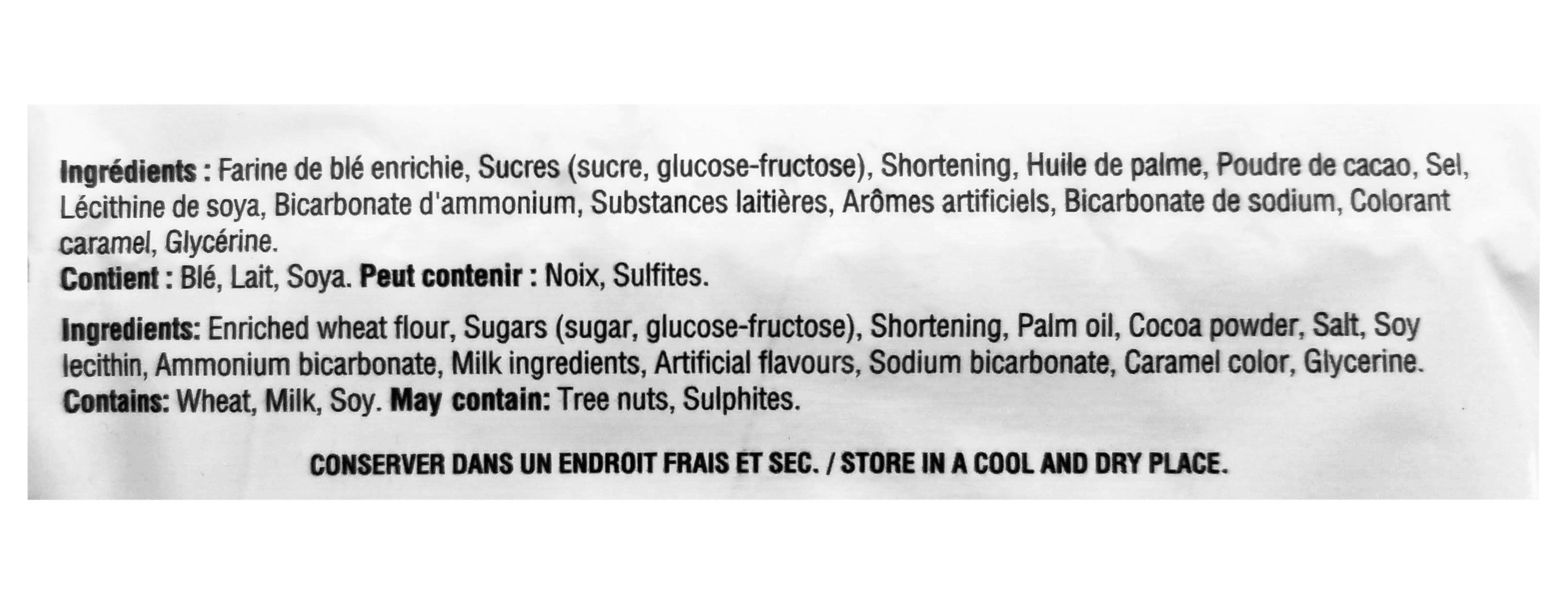 Lady Sarah Chocolate & Vanilla Flavored Duplex Cookies, 300g/10.5 oz. Package