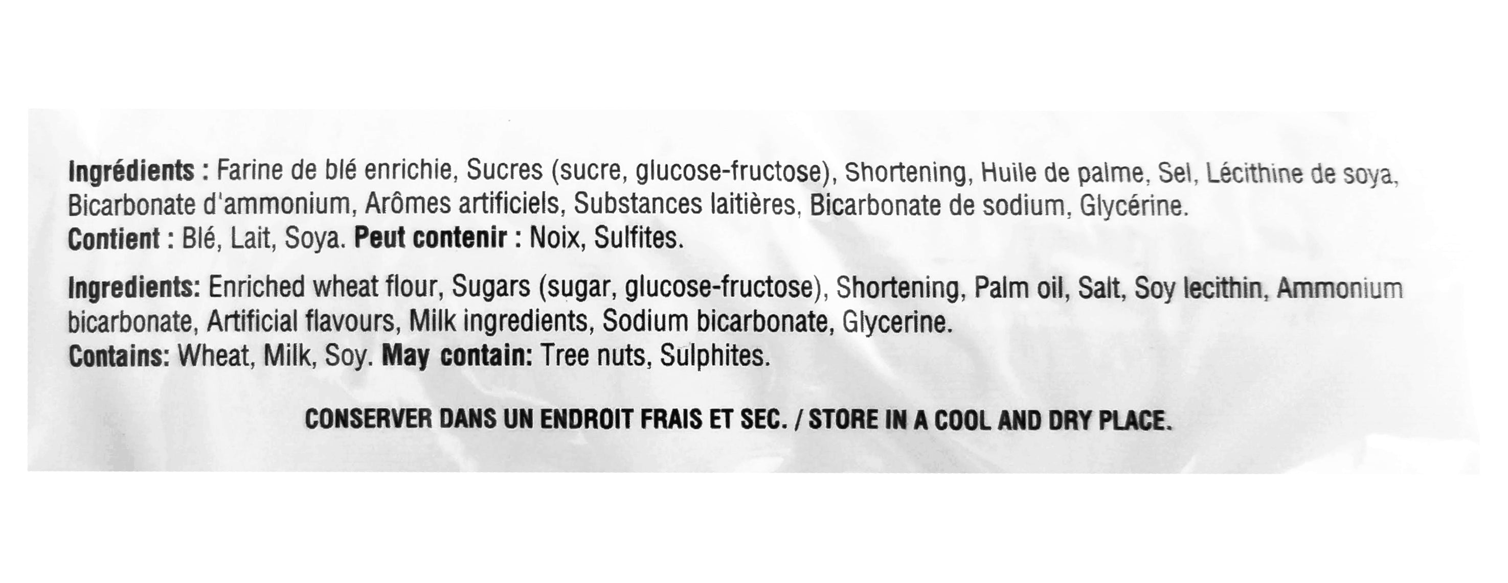 Lady Sarah Sandwich Creme Cookies, Vanilla Flavored, 300g/10.5 oz. Package