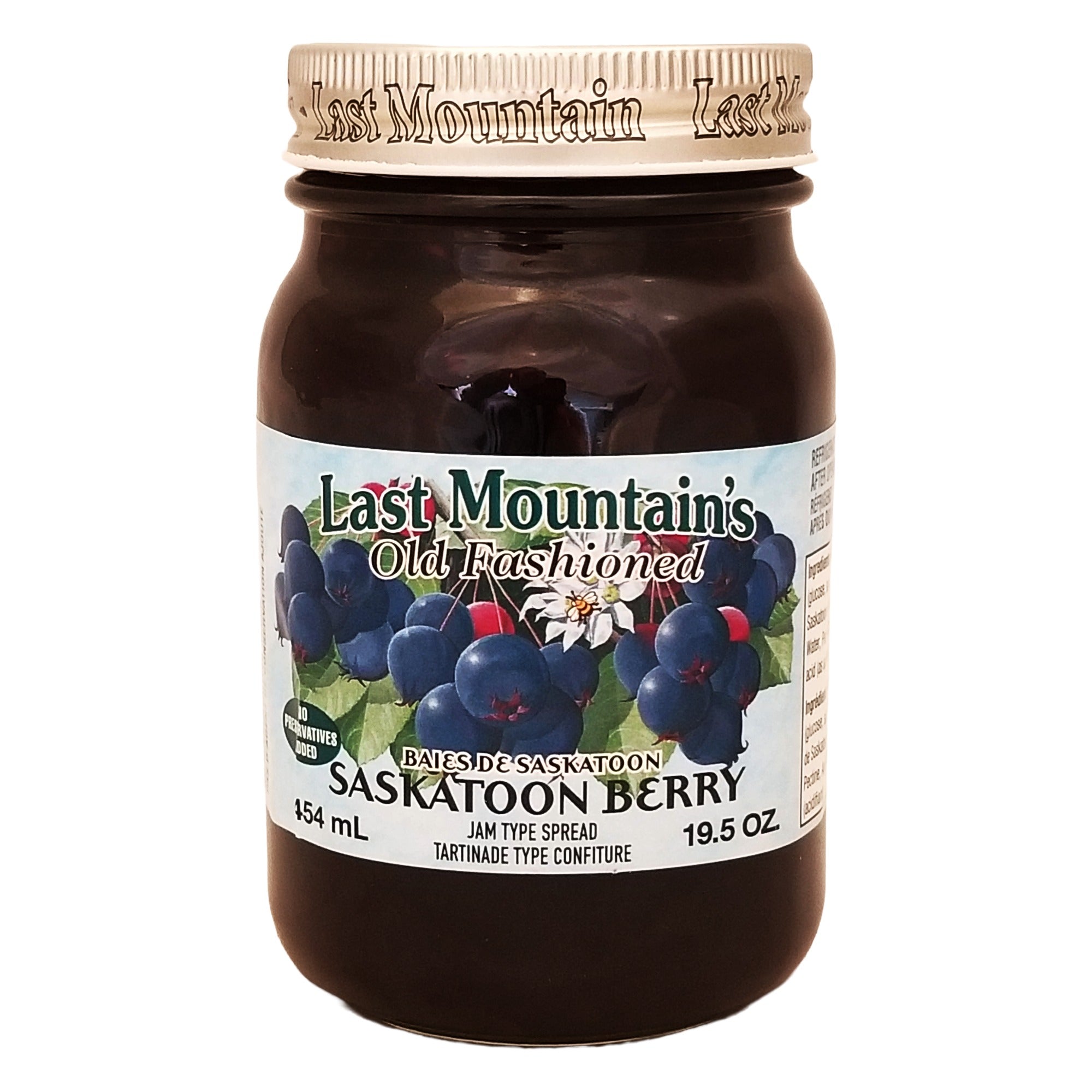 Last Mountain's Old Fashioned Saskatoon Berry Jam, 454ml (19.5 oz)