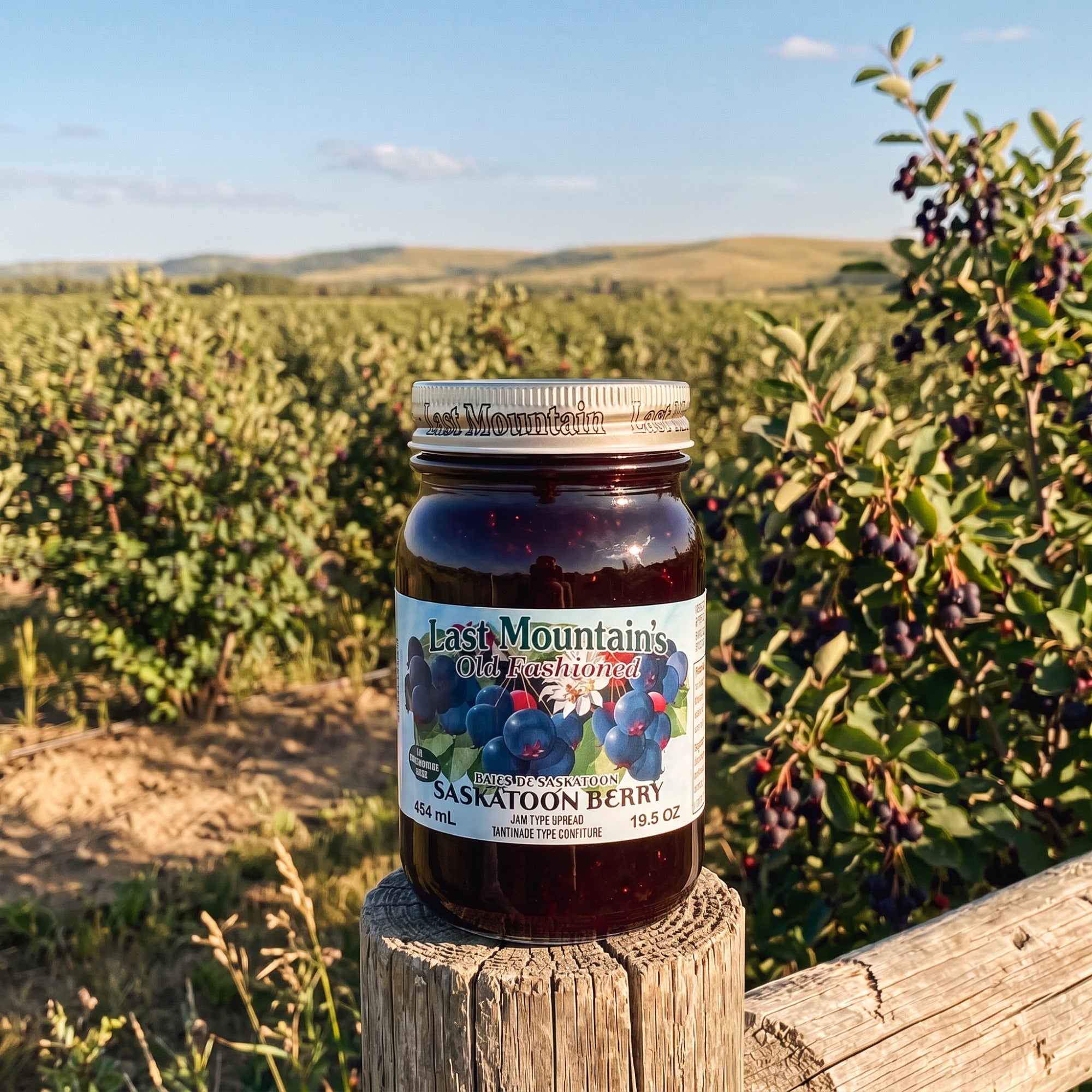 Last Mountain's Old Fashioned Saskatoon Berry Jam, 454ml (19.5 oz)