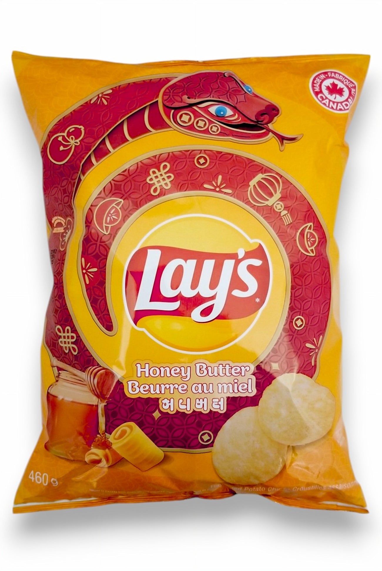 Lay's Honey Butter Chips, 460g/16.2 oz. - Front