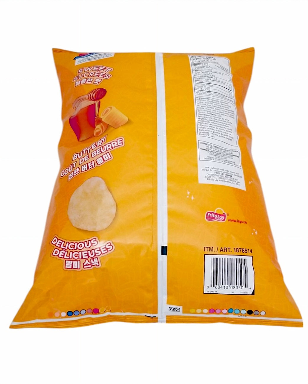 Lay's Honey Butter Chips, 460g/16.2 oz. - UPC